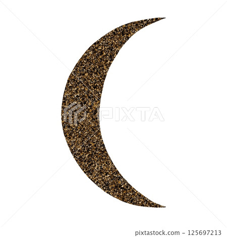 Golden moon and stars pattern for textile and wrapping paper design Golden moon and stars pattern for textile and wrapping paper design 125697213