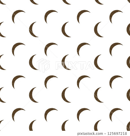 Beautiful golden moon and stars seamless pattern for textile and wrapping designs Beautiful golden moon and stars seamless pattern for textile and wrapping designs 125697218