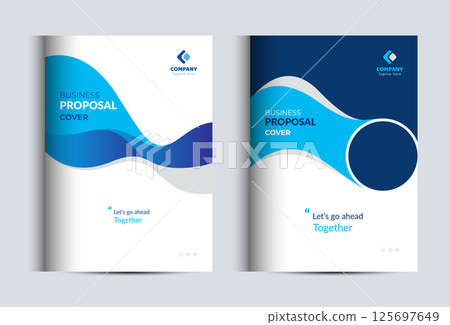 Corporate Business Proposal Cover Design Template 125697649
