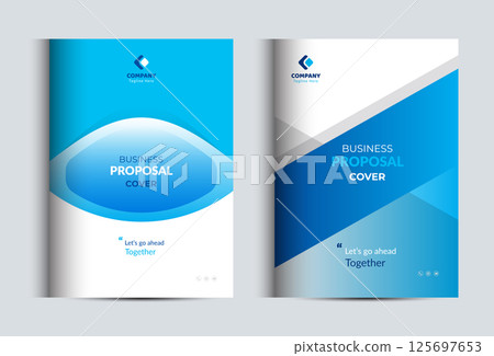 Corporate Business Proposal Cover Design Template Corporate Business Proposal Cover Design Template 125697653