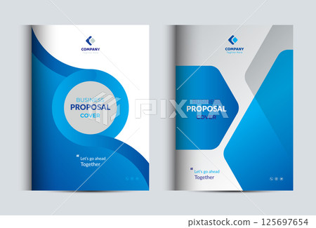 Corporate Business Proposal Cover Design Template Corporate Business Proposal Cover Design Template 125697654
