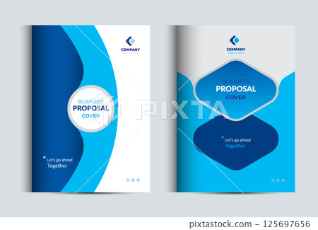 Corporate Business Proposal Cover Design Template Corporate Business Proposal Cover Design Template 125697656