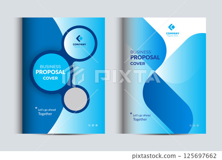 Corporate Business Proposal Cover Design Template 125697662