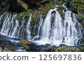 Fall autumn waterfall underwater flow 125697836