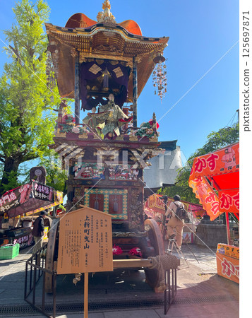 越中八引山祭：上新町花車 125697871
