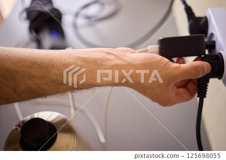 Connecting an Electric Device in Your Home Environment for Daily Use and Convenience Connecting an Electric Device in Your Home Environment for Daily Use and Convenience 125698055