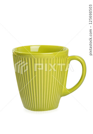 Green Linear Embossed Mug. A Green embossed mug with a sleek finish. Made from porcelain Green Linear Embossed Mug. A Green embossed mug with a sleek finish. Made from porcelain 125698503