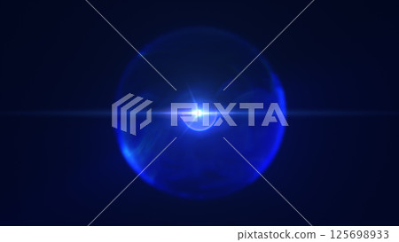 Glowing energy orb with bright core and neon pink highlights, surrounded by soft lens flares and red aura rings on dark backdrop Glowing energy orb with bright core and neon pink highlights, surrounded by soft lens flares and red aura rings on dark backdrop 125698933
