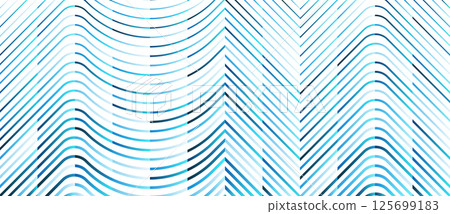 Abstract background with blue lines. Creative geometric design element, cover or print. Abstract background with blue lines. Creative geometric design element, cover or print. 125699183