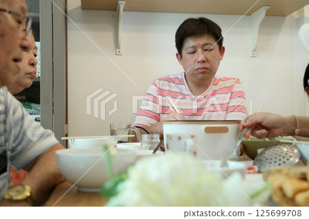 East Asian Family East Asian Family 125699708