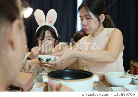 East Asian Family East Asian Family 125699709