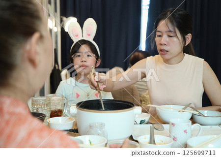 East Asian Family East Asian Family 125699711