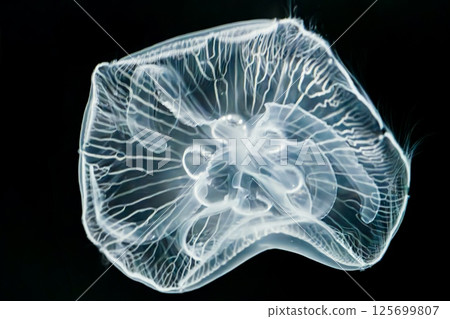 神秘發光的水母 神秘發光的水母 125699807