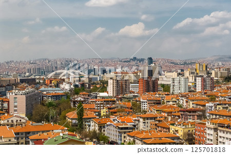 Urban landscape of Ankara 125701818