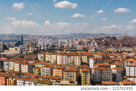 Panoramic Cityscape of Ankara 125702950