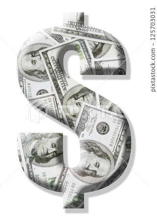 US dollar sign US dollar sign 125703031