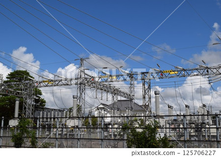 Outdoor substation equipment Outdoor substation equipment 125706227