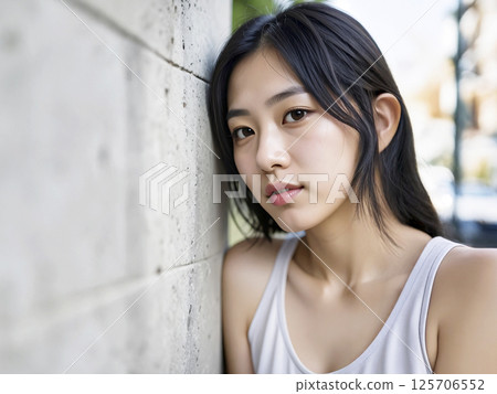 Young Japanese woman AI generated image 125706552