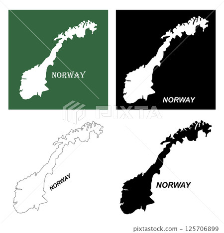 Map of norway logo design Map of norway logo design 125706899