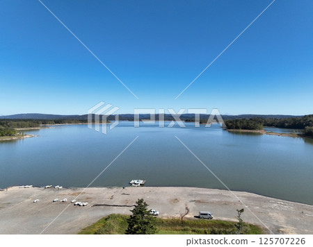 【從空中俯瞰北海道】朱鞠內湖的夏日瞬間 125707226