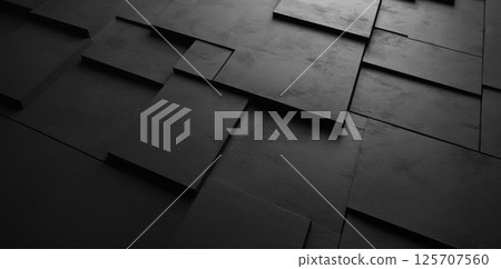 white cubes on black background white cubes on black background 125707560