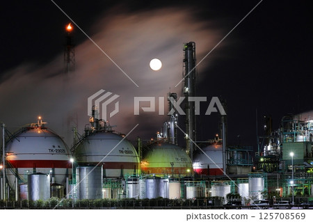 工廠夜景 工廠夜景 125708569