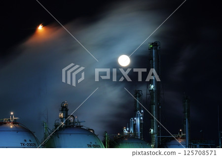 工廠夜景 125708571
