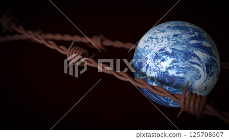 earth, globe, 3d 125708607