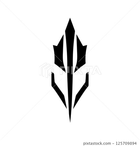 Spear Logo Vector Template Graphic 125709894