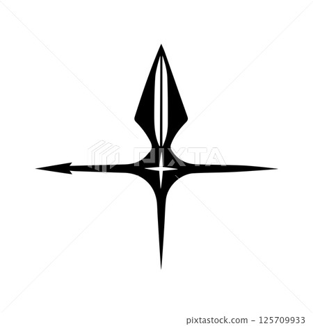 Spear Logo Vector Template Graphic 125709933