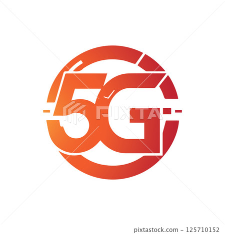 Creative 5G Logo Design Illustration Template 125710152