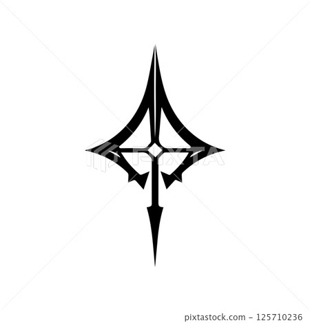 Spear logo vector design template 125710236