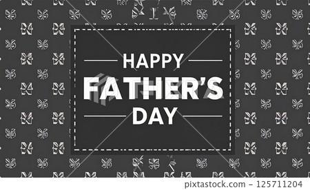 Typographic Fathers Day Card Layout . Generated image 125711204