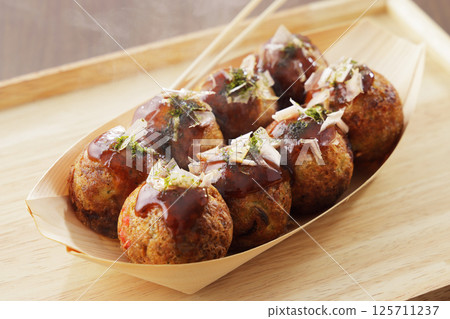 熱氣騰騰的章魚燒 熱氣騰騰的章魚燒 125711237