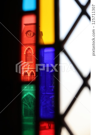 Inside the Doshisha Chapel 125711307