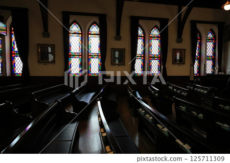 Inside the Doshisha Chapel Inside the Doshisha Chapel 125711309