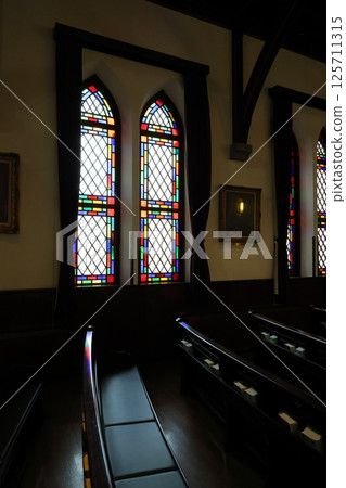 Inside the Doshisha Chapel Inside the Doshisha Chapel 125711315