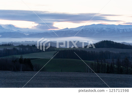 Early spring hill 125711598
