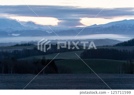 Early spring hill 125711599