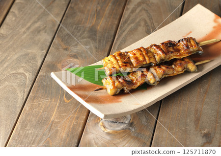 Assorted eel skewers Assorted eel skewers 125711870