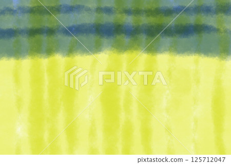 Stock Illustration: Yellow background and navy blue abstract painting 125712047