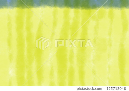 Stock Illustration: Abstract painting with a yellow background and a navy blue frame 125712048