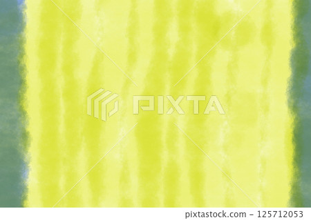 Stock Illustration: Yellow background and navy blue left and right frames Abstract painting 125712053