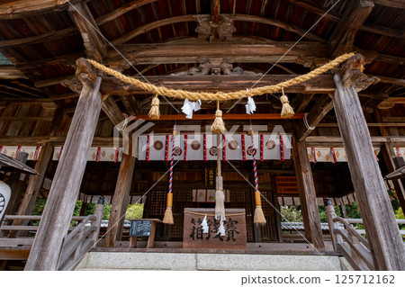 山口縣防府市大崎市週國一宮玉洲神社參拜殿 125712162