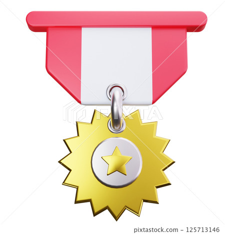 Medal Badge 3D Icons Medal Badge 3D Icons 125713146