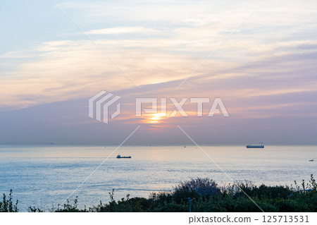 Sunrise at Awaji Service Area (outbound) 125713531