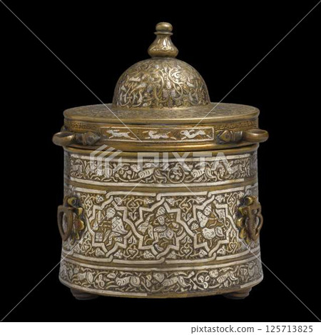 13th Century Inkwell with Zodiac Signs - Medieval Islamic Art 125713825