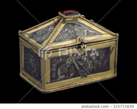 Medieval St. Thomas Becket Reliquary - 12th Century British Art 125713830