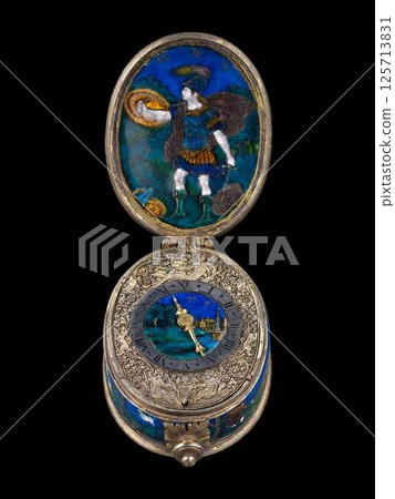 17th Century Enamel Watch by Suzanne de Court - Historical Timepiece 125713831