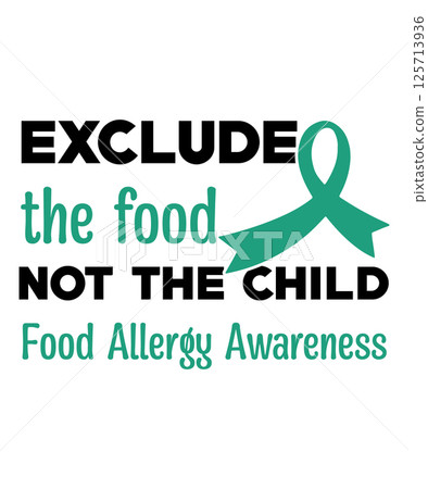 Unique Food Allergy Awareness TShirt Design for Advocacy 125713936